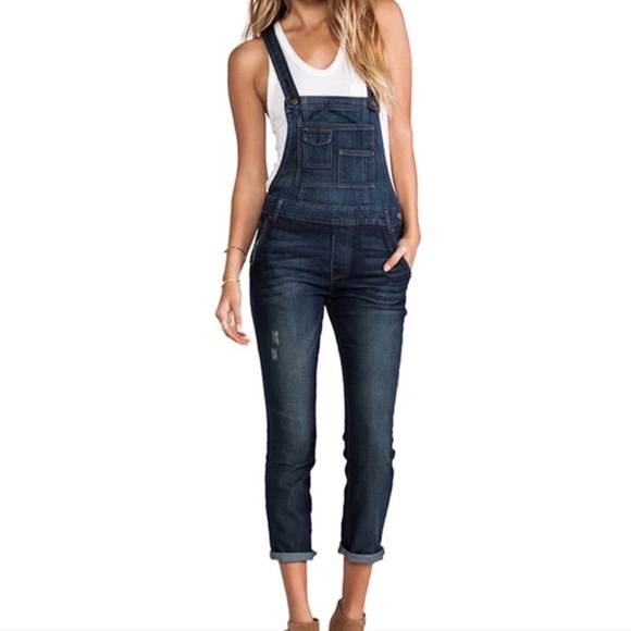 Free People Denim - FREE PEOPLE Denim Overalls